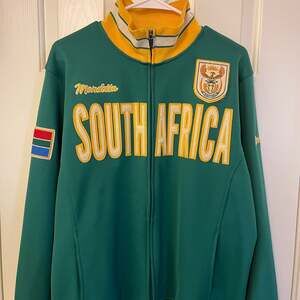 MONDETTA South Africa Jacket Men's Soccer Futbol Jacket Sz XS Vntg EUC